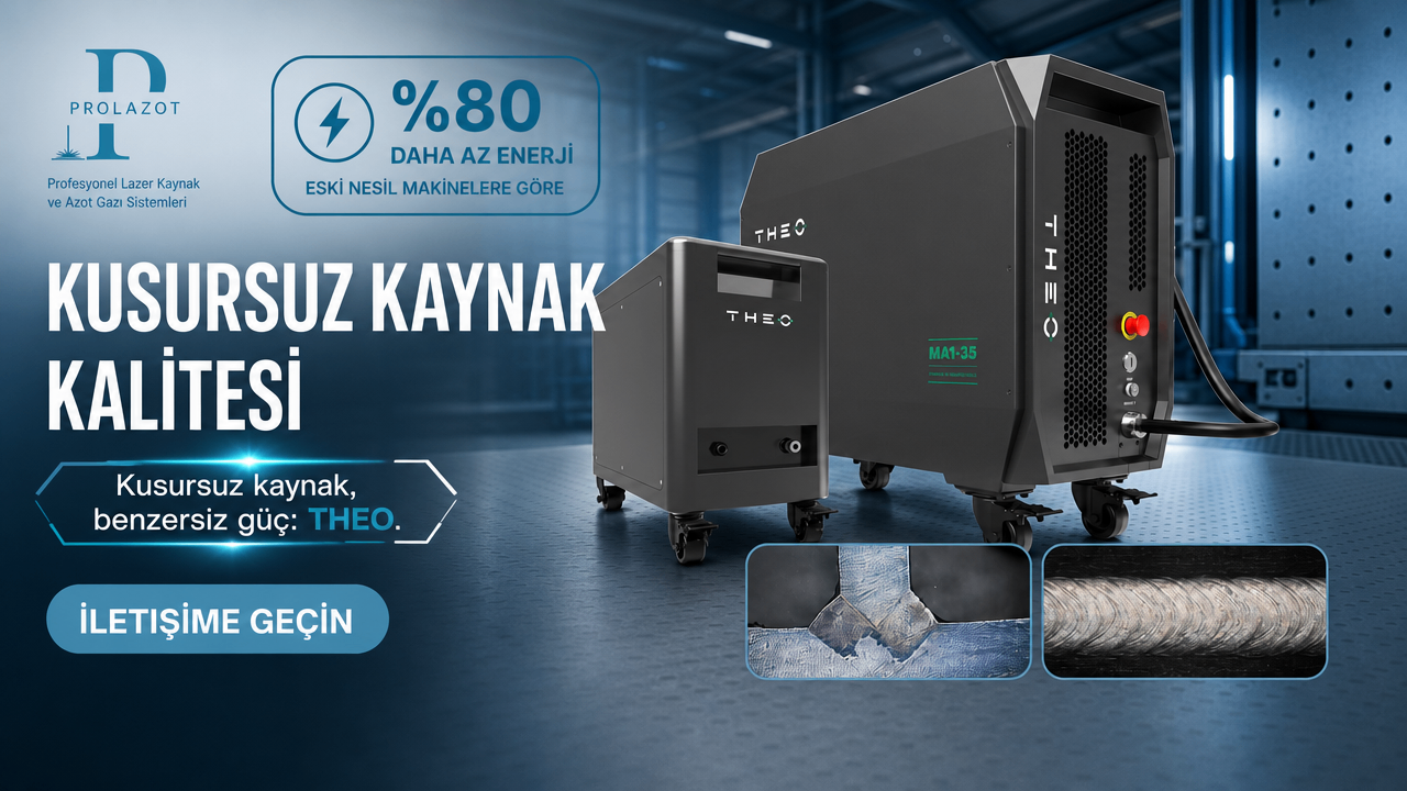 Lazer kaynak makinesi KKD ile kullanılan THEO cihazı