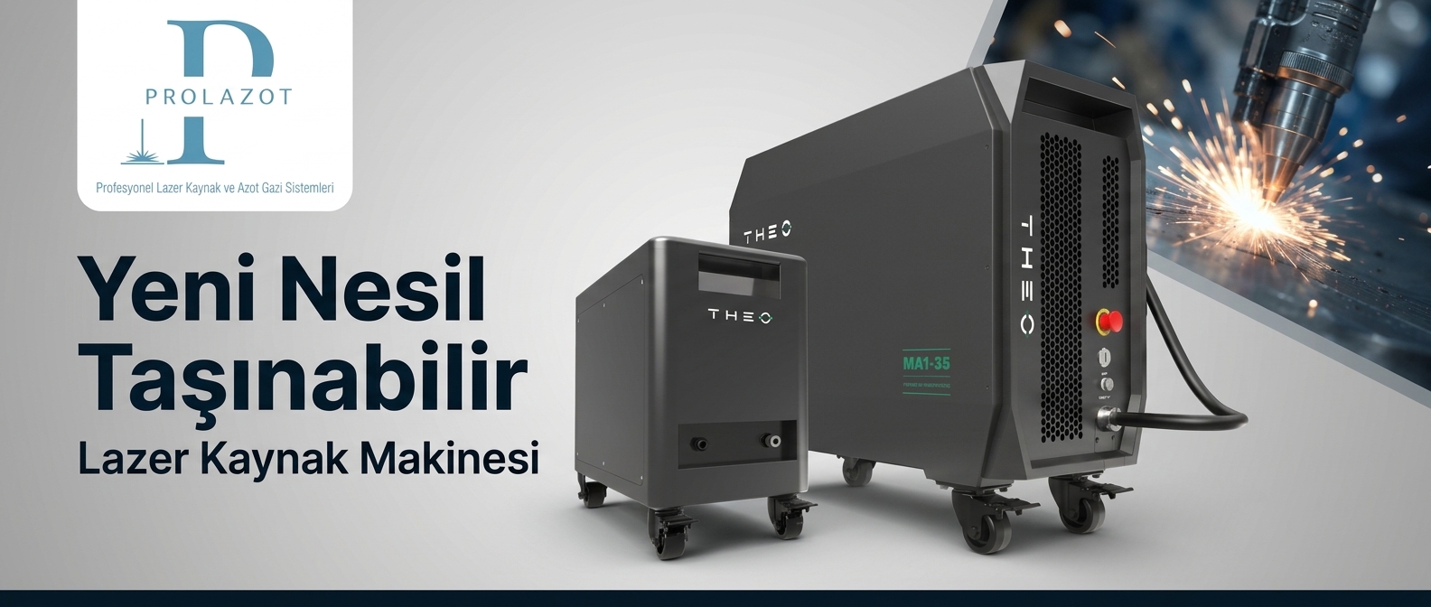 Lazer kaynak makinesi ile metal birleştirme işlemi